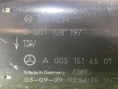 Motor arranque MERCEDES-BENZ